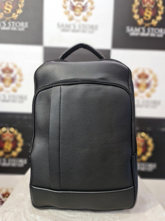 Black Laptop Backpack with Dual Compartments – 16” Size