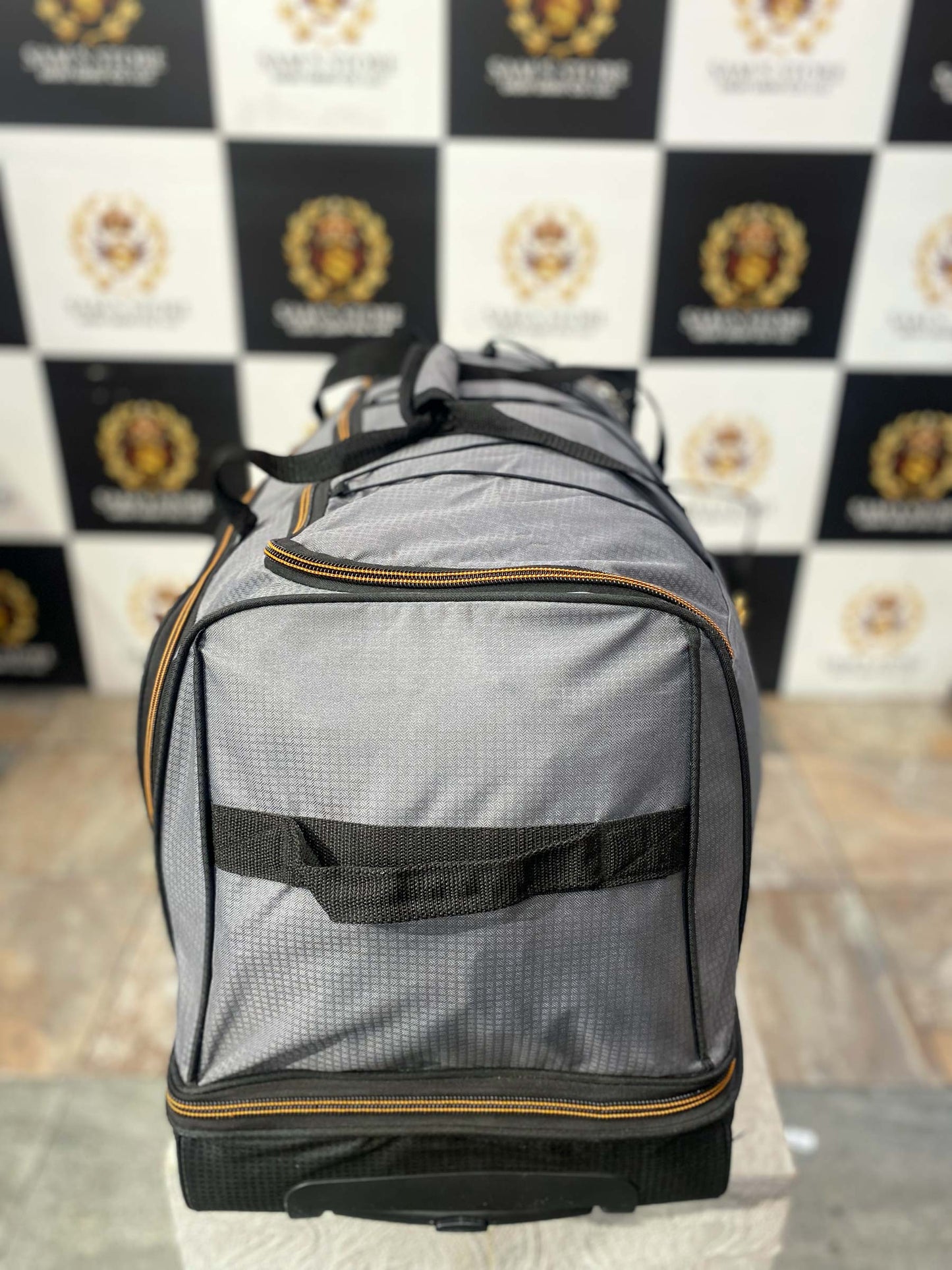 Protege 30" Rolling Travel Bag with Wheels – Grey & Black