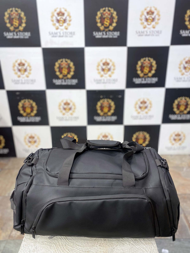 Black Large Capacity Unisex Travel Duffle Bag – 22” Gym & Sports Bag