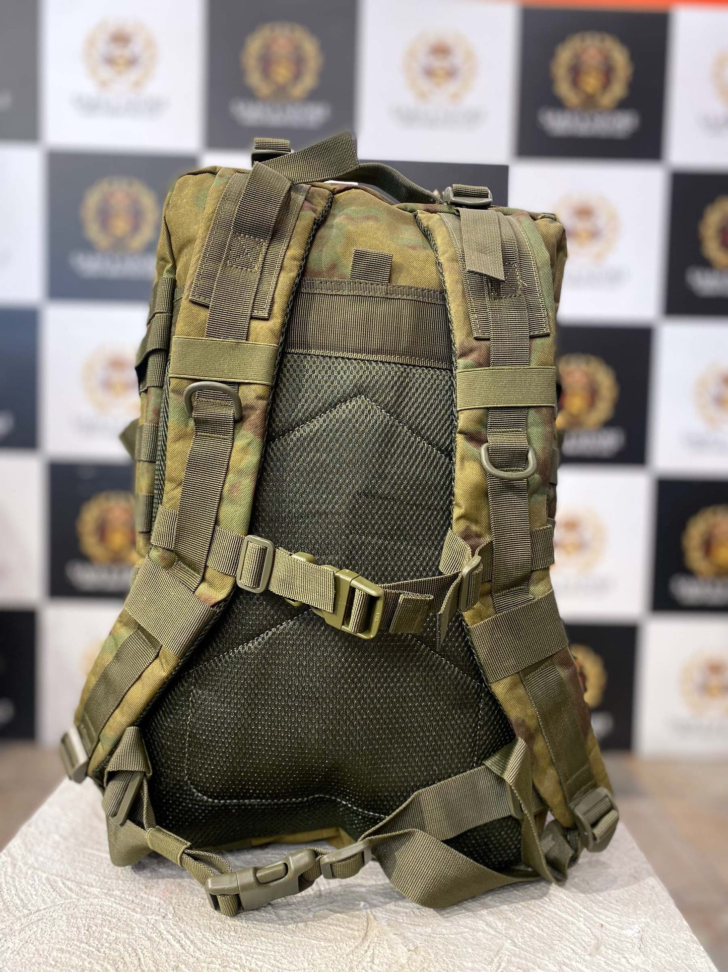 Rugged Military Style Camouflage Unisex Backpack