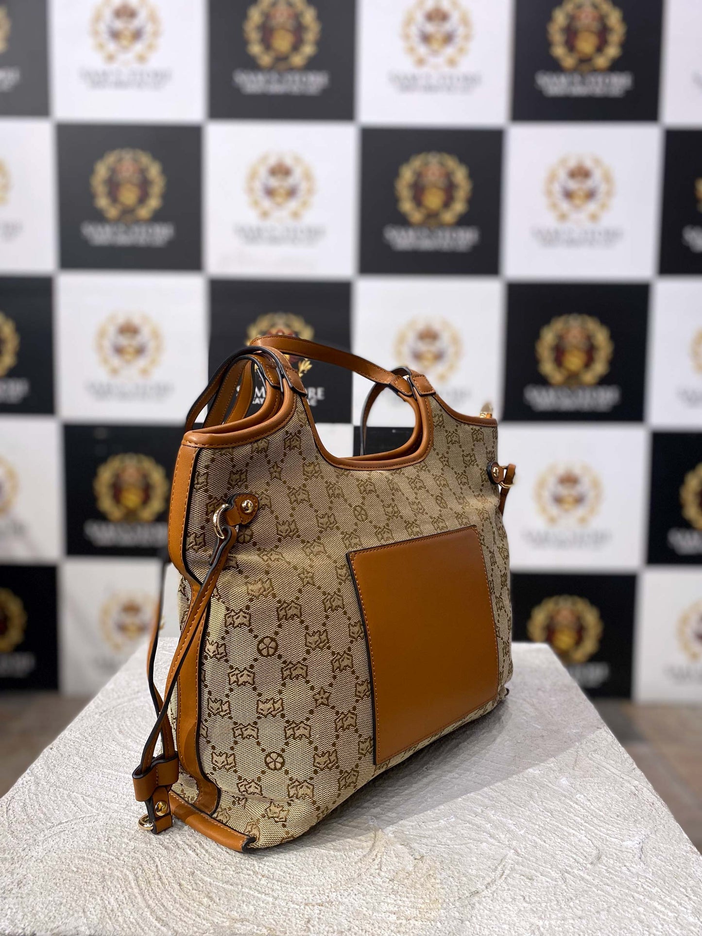 Stylish Dual Handle Everyday Handbag