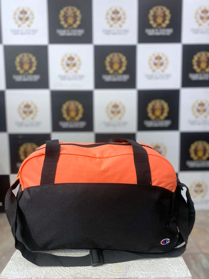 Champion Pink & Black Unisex Duffle Bag – Sports Gym Bag