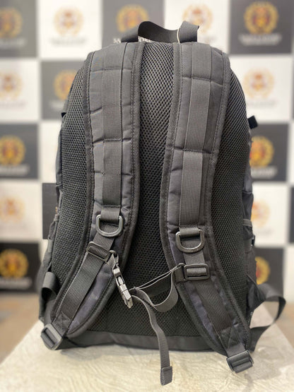 Stylish SDMN Black Unisex Backpack