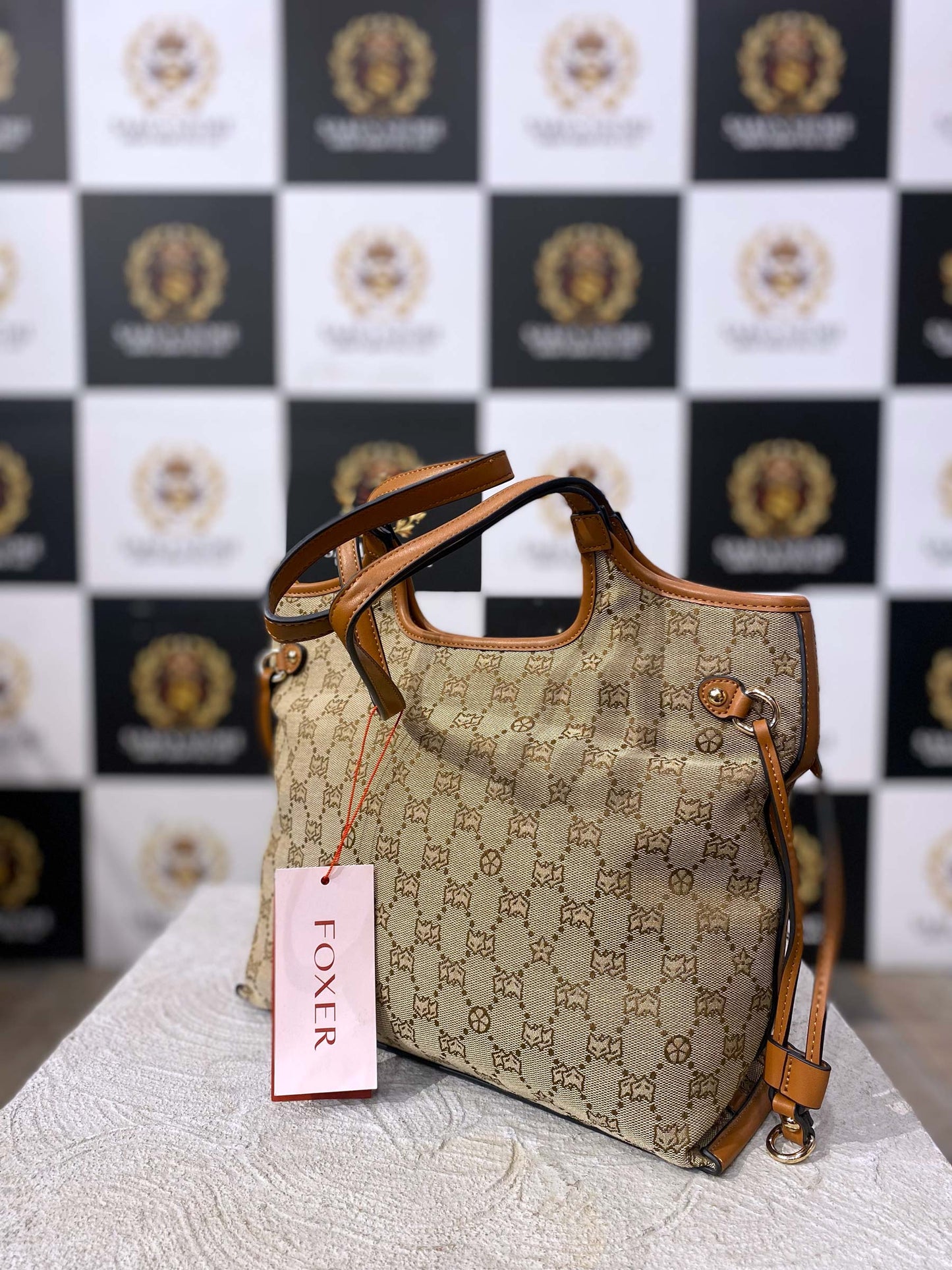 Stylish Dual Handle Everyday Handbag