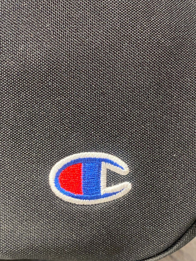 Champion Duffle Bag in Black & Blue – Unisex Gym & Travel Bag