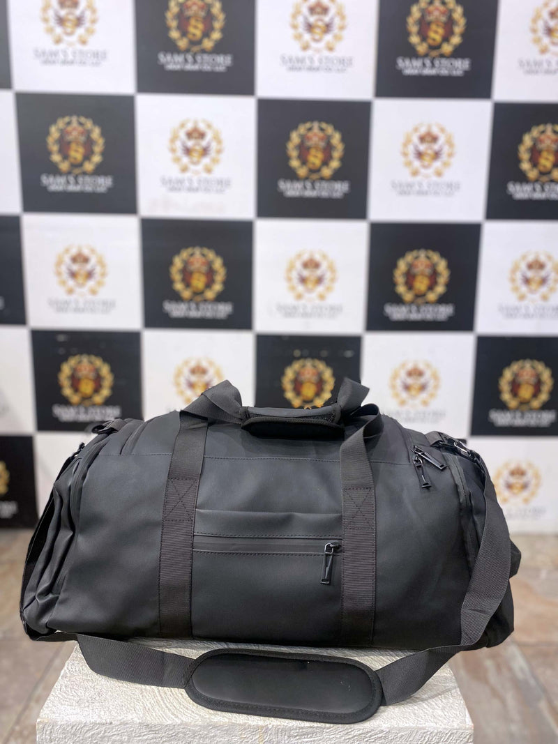 Black Large Capacity Unisex Travel Duffle Bag – 22” Gym & Sports Bag