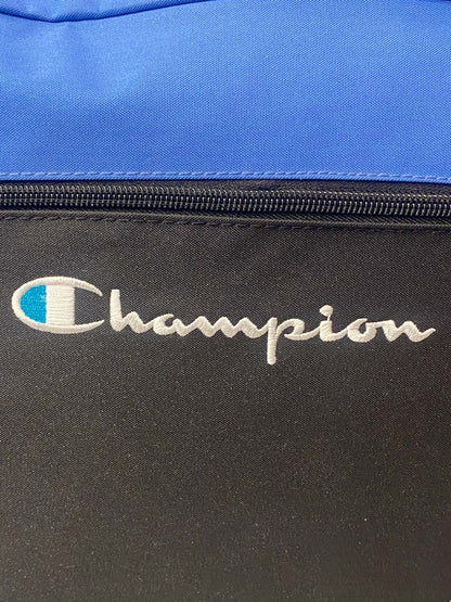 Champion Duffle Bag in Black & Blue – Unisex Gym & Travel Bag