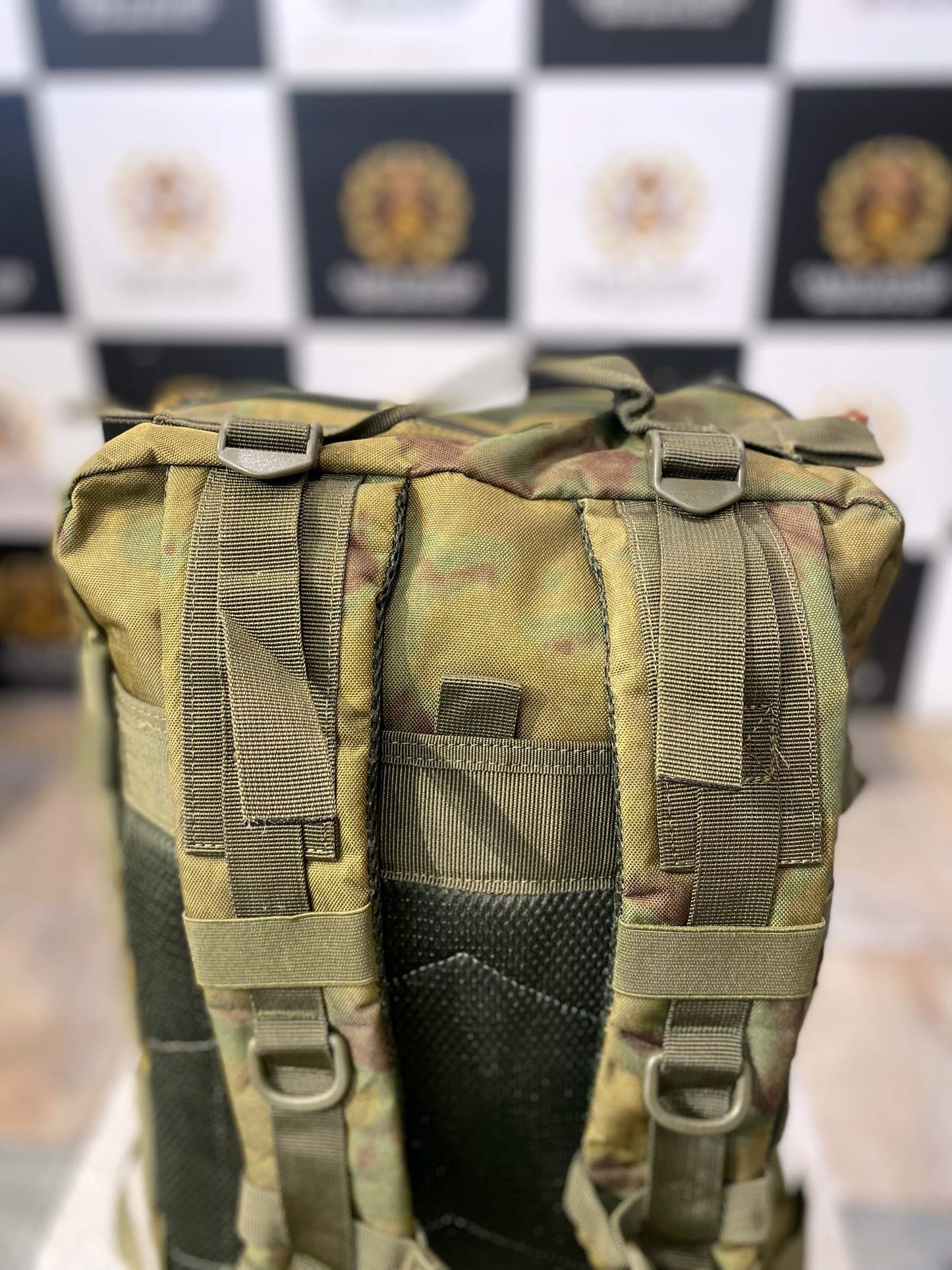 Rugged Military Style Camouflage Unisex Backpack