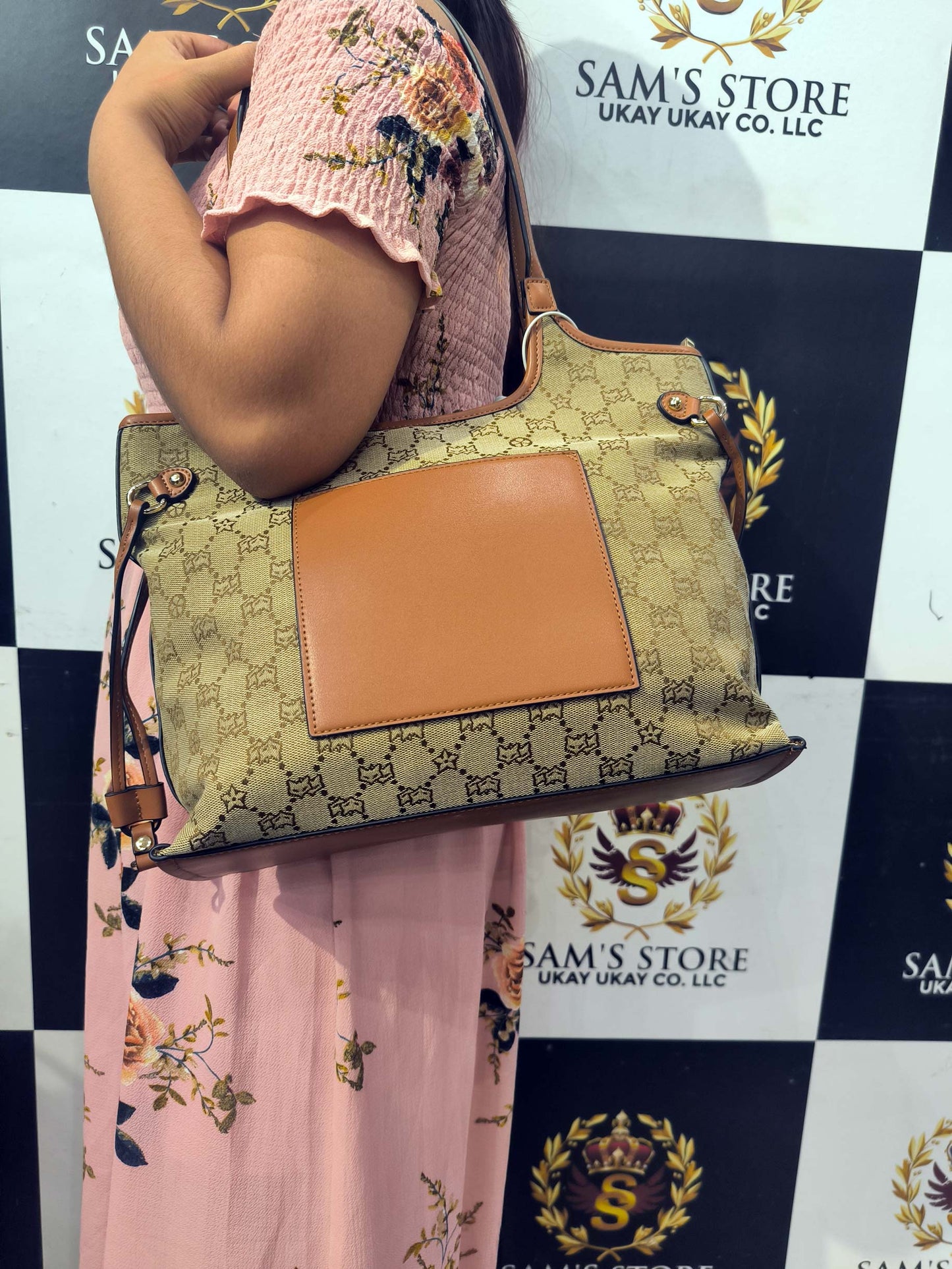 Stylish Dual Handle Everyday Handbag