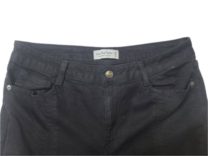 Vanilla Star Unisex Black Flared Cargo Pants – Size Small