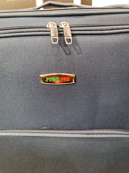 Syed Jee 32 Inch Fabric Travel Trolley Bag – Blue