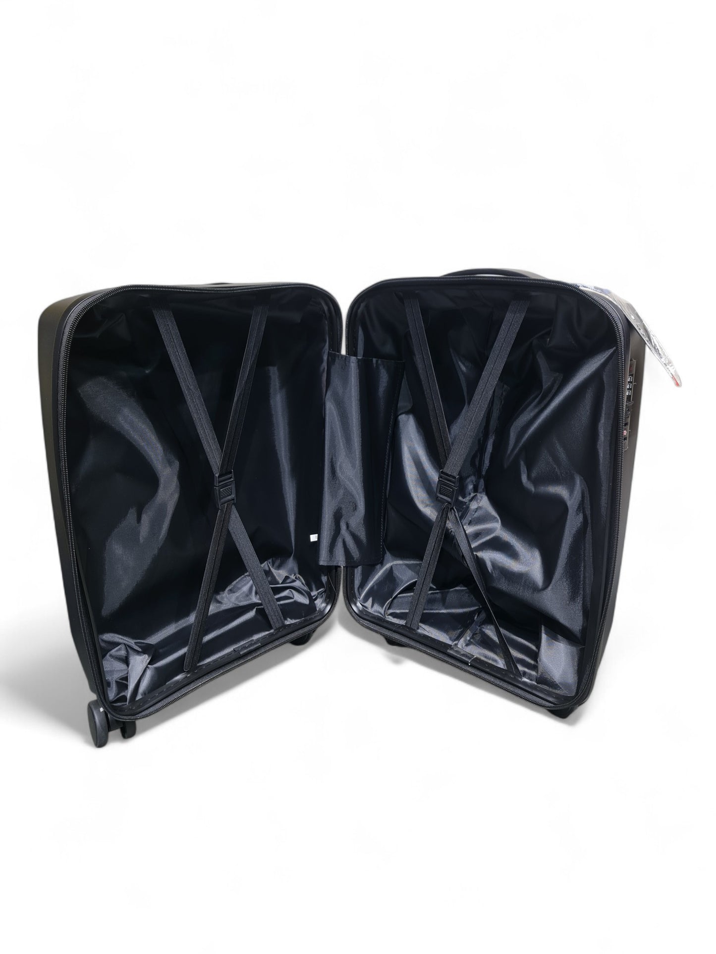 20-Inch Black Hard Shell Trolley Bag – Dubai Power – Lightweight Travel Luggage