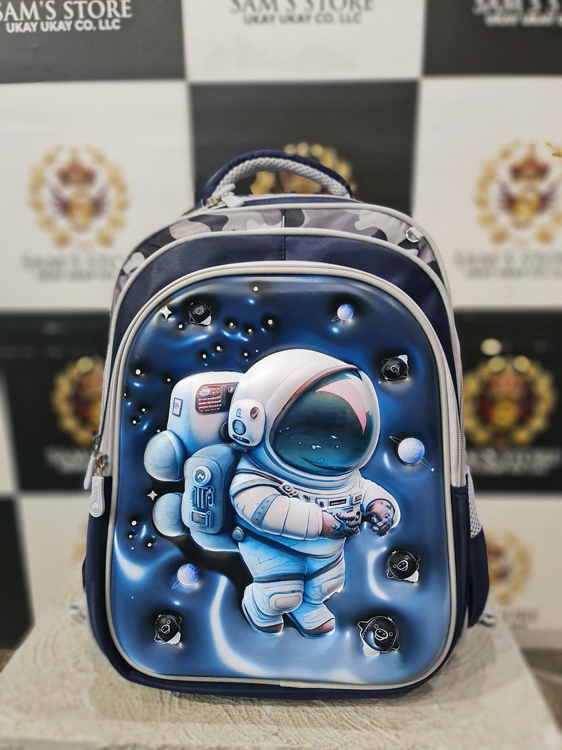 Astronaut 3-Piece School Bag Set for Boys – Backpack, Lunch Bag & Pencil Case