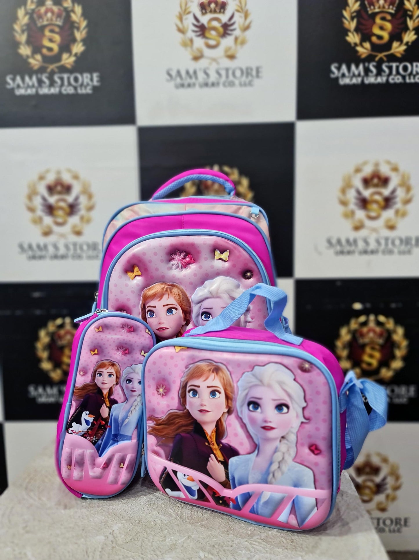 Frozen 3-Piece School Bag Set for Girls – Backpack, Lunch Bag & Pencil Case
