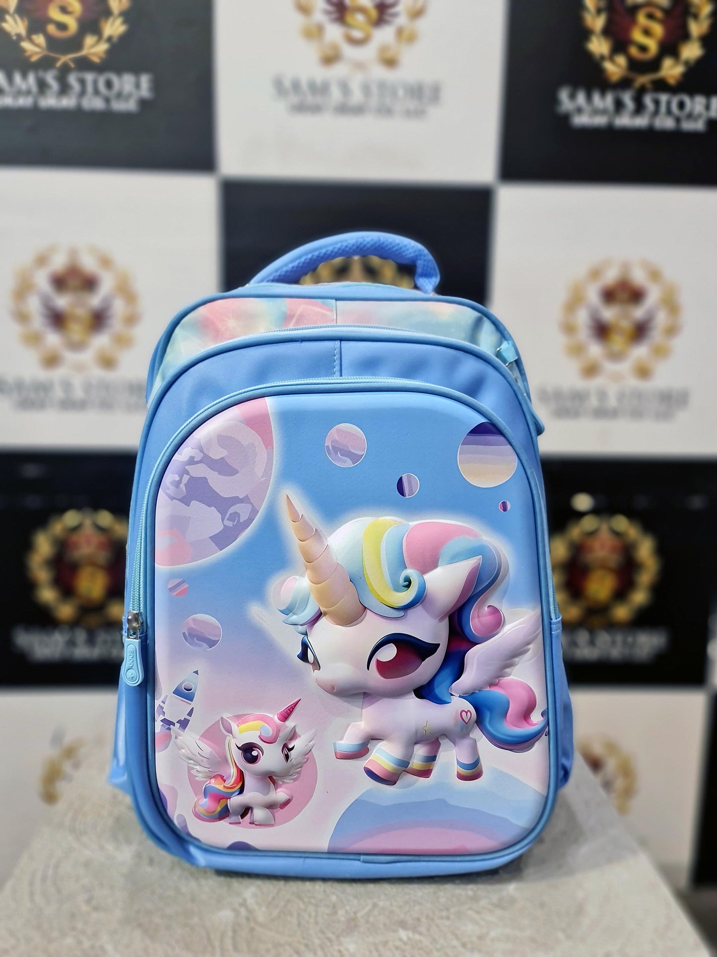 Unicorn 3-Piece School Bag Set for Girls – Backpack, Lunch Bag & Pencil Case