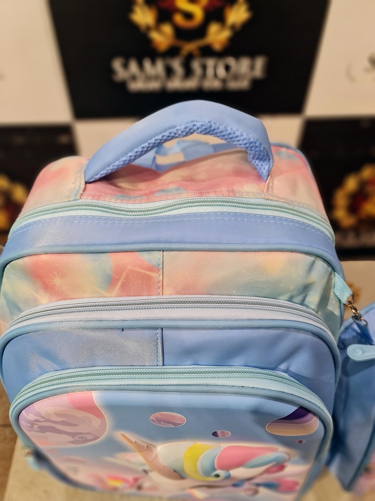 Unicorn 3-Piece School Bag Set for Girls – Backpack, Lunch Bag & Pencil Case