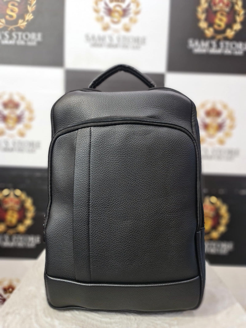 Black Laptop Backpack with Dual Compartments – 16” Size