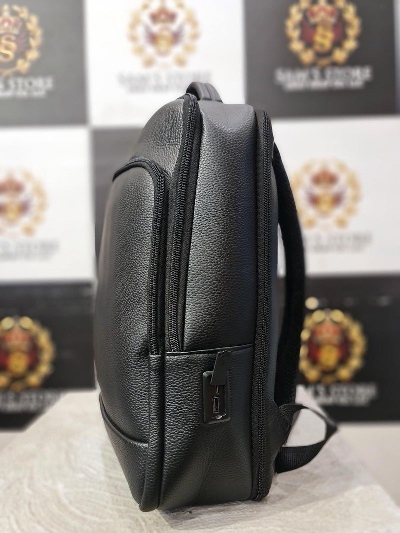 Black Laptop Backpack with Dual Compartments – 16” Size