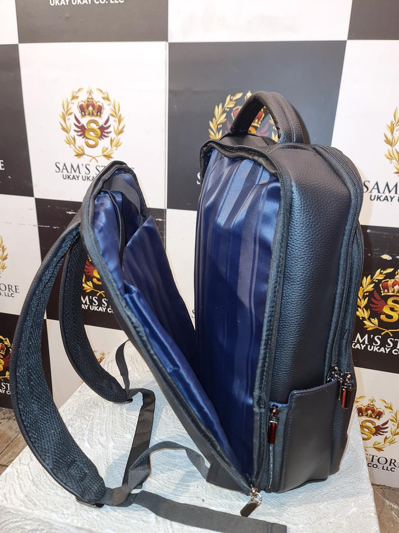 Black Laptop Backpack with Dual Compartments – 16” Size