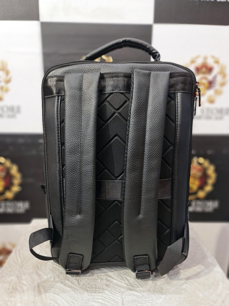 Black Laptop Backpack with Dual Compartments – 16” Size