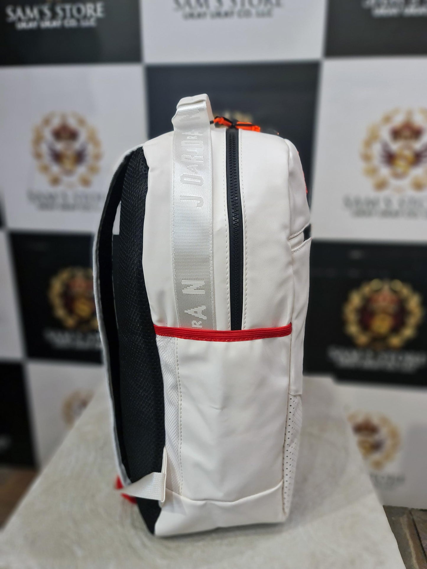 White Jordan Backpack – Casual & Stylish Everyday Bag