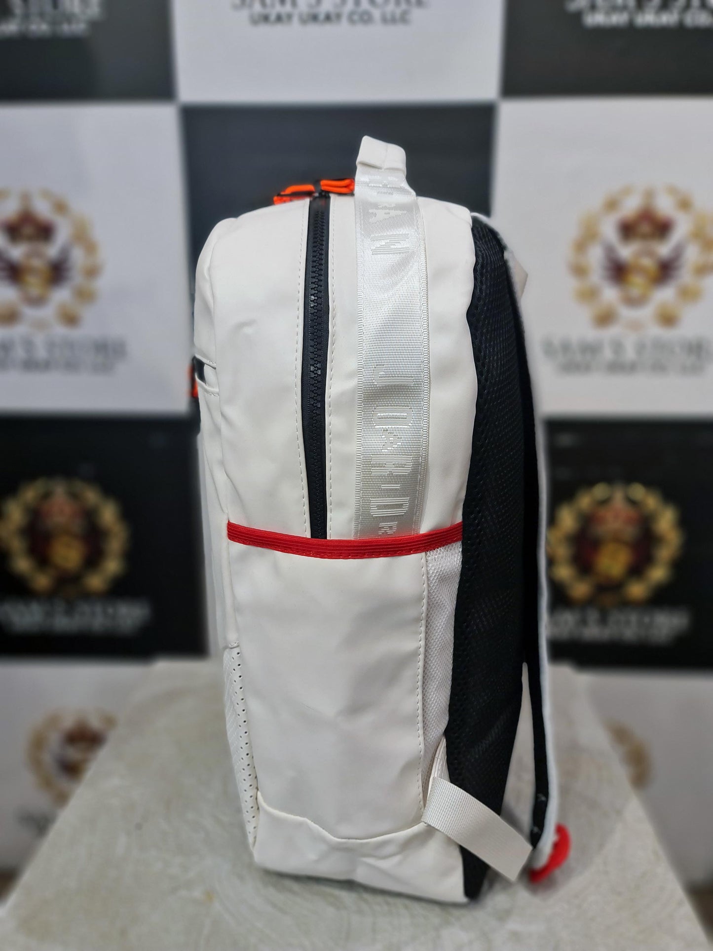 White Jordan Backpack – Casual & Stylish Everyday Bag
