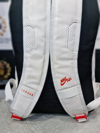 White Jordan Backpack – Casual & Stylish Everyday Bag