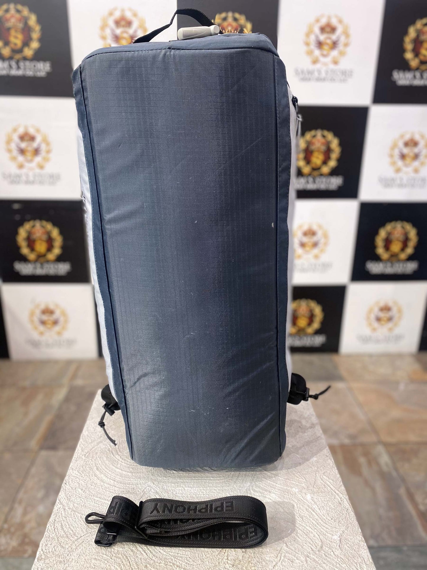Sling Lacrosse Grey & White 3-Way Sports Backpack Bag – Travel & Gym Use