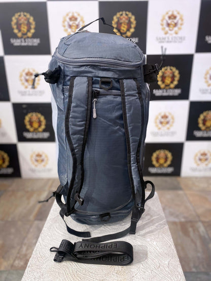 Sling Lacrosse Grey & White 3-Way Sports Backpack Bag – Travel & Gym Use