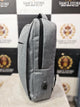 Grey Laptop Backpack with USB Charging – Minimal & Smart Design