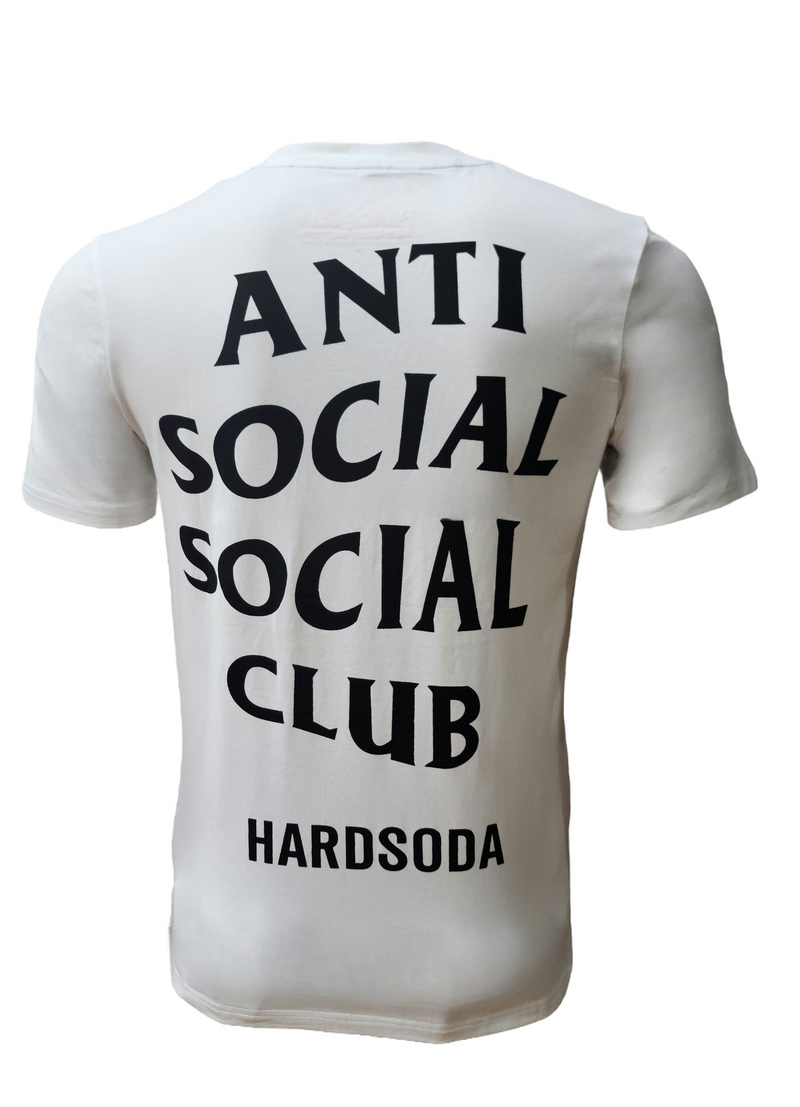 Anti Social Graphic Angel Patch T-Shirt – White | Unisex Streetwear
