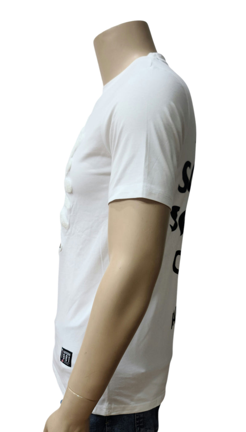 Anti Social Graphic Angel Patch T-Shirt – White | Unisex Streetwear