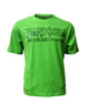 HardSoda Green Cartoon Surf Print Unisex T-Shirt – Size M