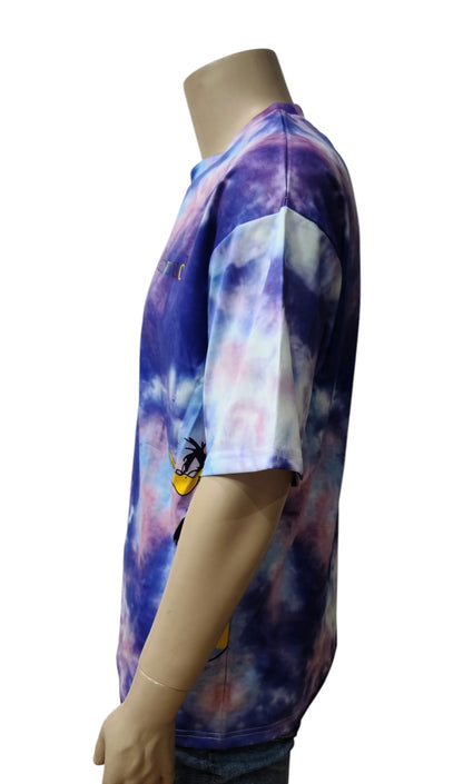 HARDSODA Unisex Tie-Dye Daffy Duck T-Shirt – Large Size