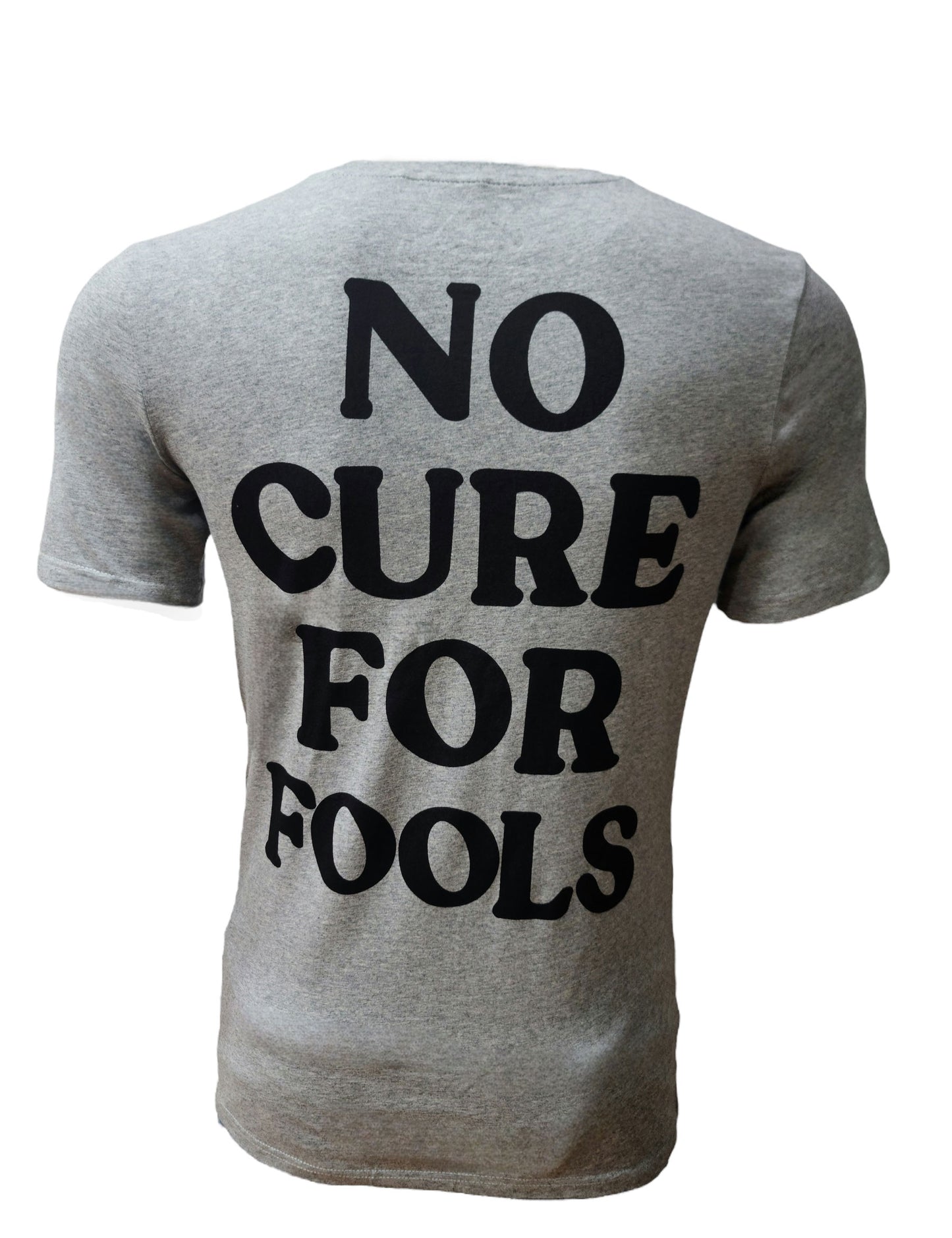 HardSoda Unisex “No Cure for Fools” Graphic T-Shirt – XL Size