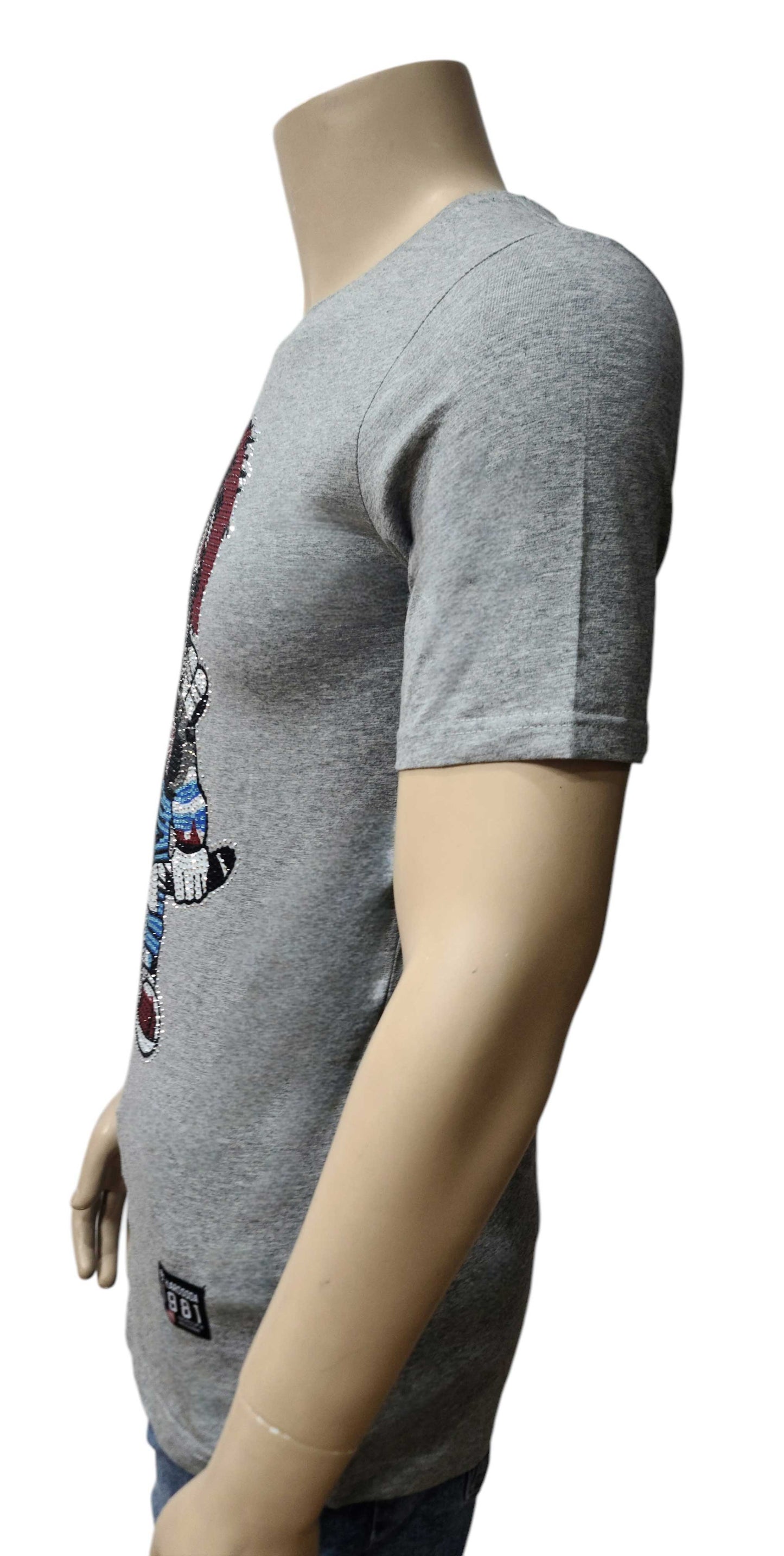 HardSoda Unisex “City Morgue” Killer Graphic T-Shirt – Grey (M)
