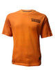  HardSoda Unisex Orange Bear Graphic T-Shirt Front View