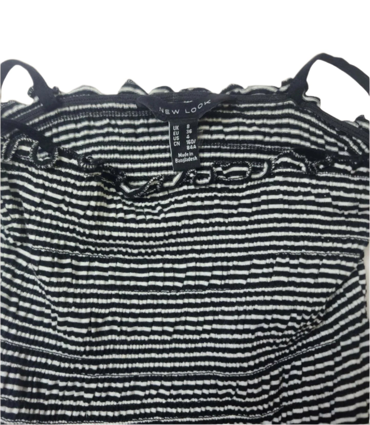 Ladies Striped Cotton Sleeveless Midi Dress – by New Look