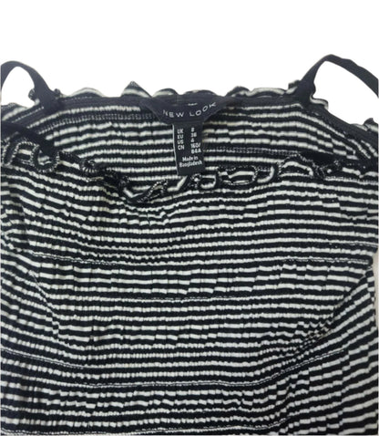Ladies Striped Cotton Sleeveless Midi Dress – by New Look