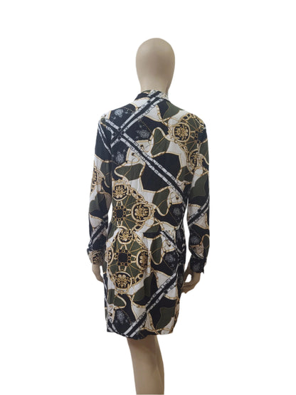 Ladies Printed Mini Dress - Stradivarius - XL
