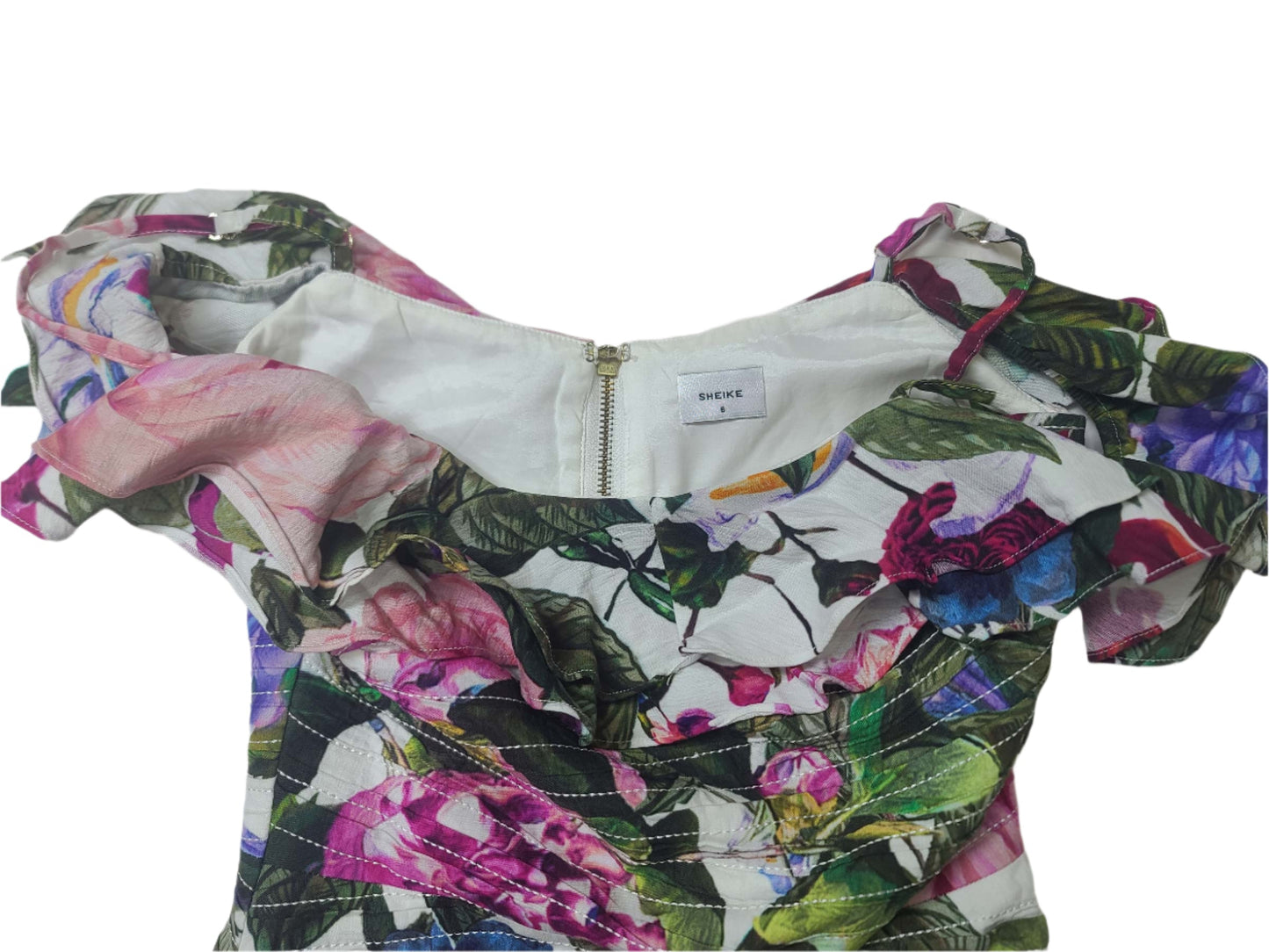Ladies Sleeveless Floral Mini Dress – SHEIKE