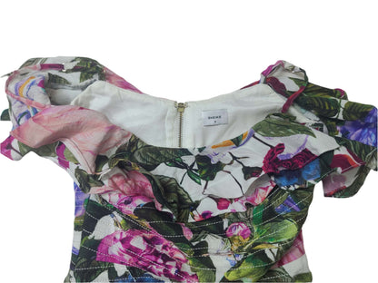 Ladies Sleeveless Floral Mini Dress – SHEIKE