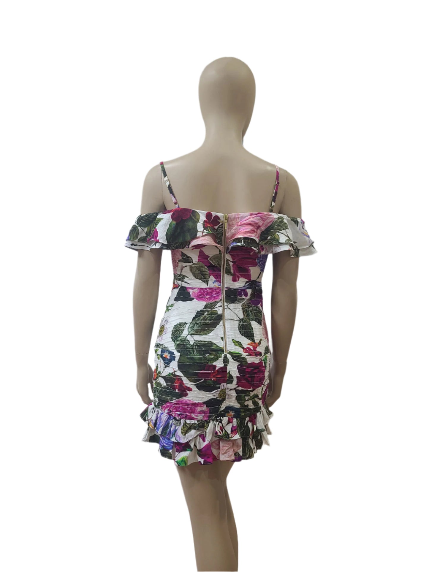 Ladies Sleeveless Floral Mini Dress – SHEIKE