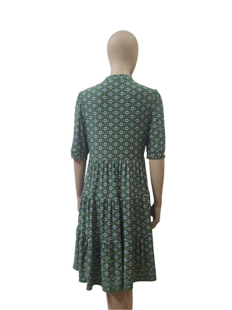 Ladies Green Printed Mini Dress – MAX STUDIO