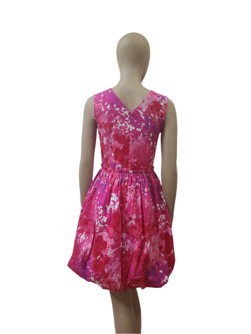 Freespirit Sleeveless Pink Floral Mini Dress – XS