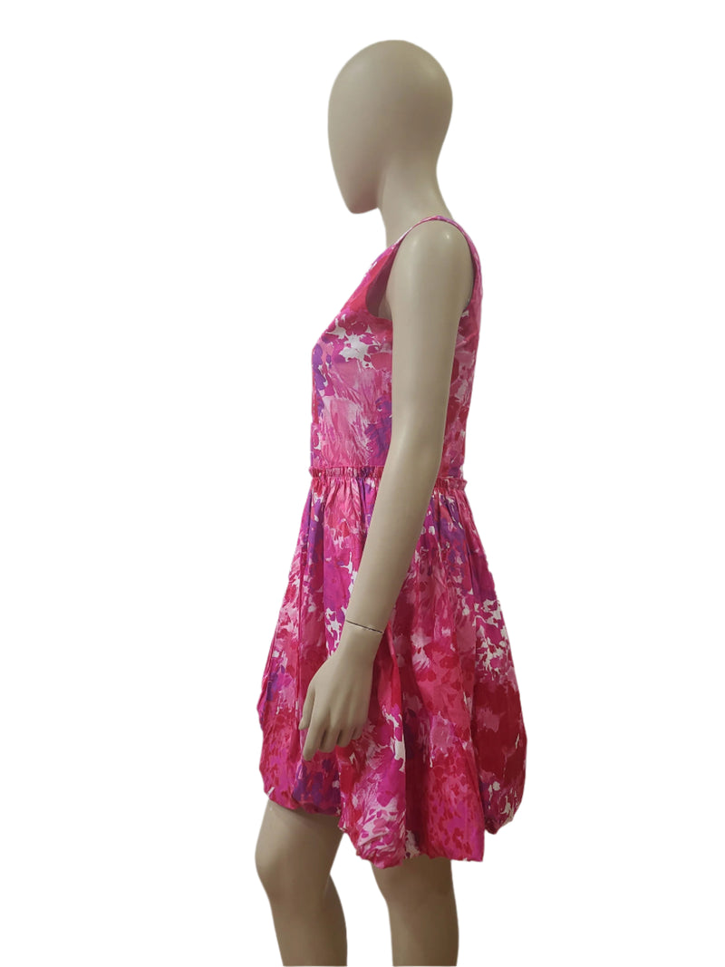 Freespirit Sleeveless Pink Floral Mini Dress – XS