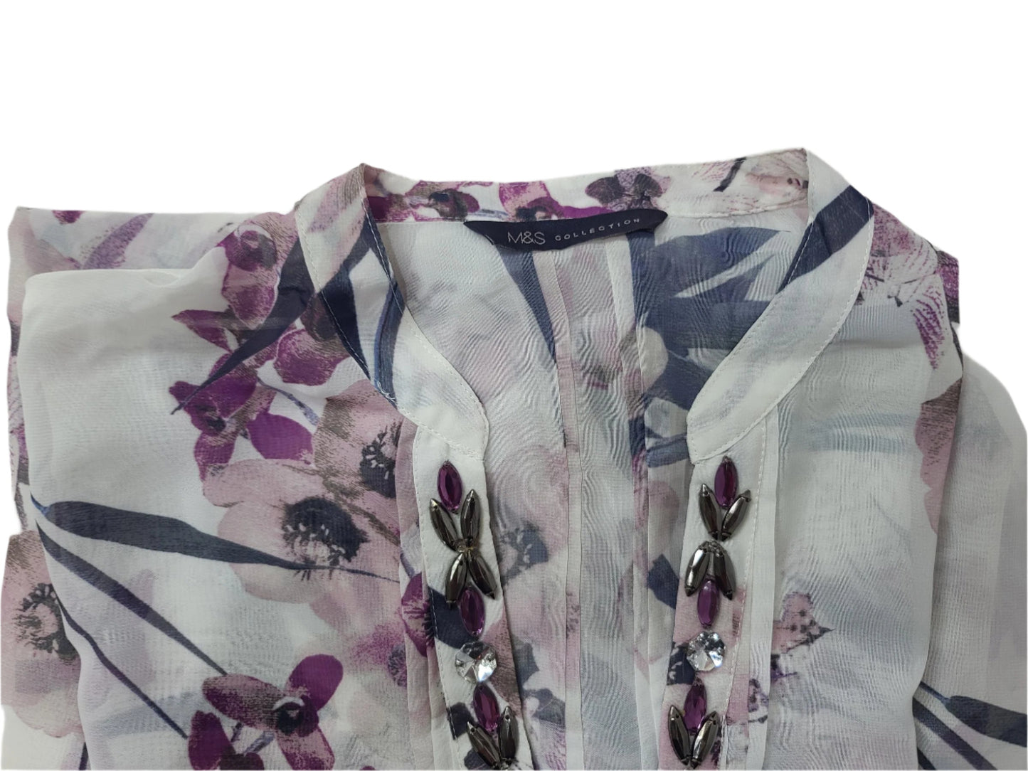 Ladies Pink Floral Mini Dress - Large