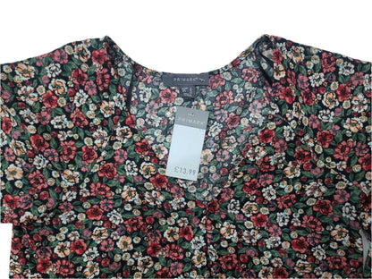 PRIMARK Floral Print Mini Dress – Medium