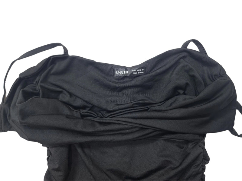 Ladies Black Bodycon Mini Dress – Small