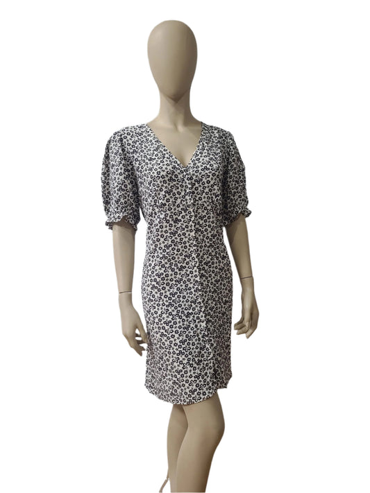 M&S Floral Viscose Mini Dress – 2XL Size